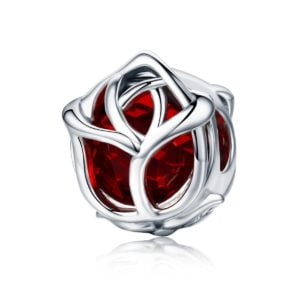 Talisman din Argint Red Rose