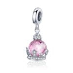 Talisman din Argint Pink Crown