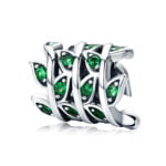 Talisman-argint- Green Tree Leaves-SCC567-Talinda