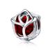 Talisman din Argint Red Rose