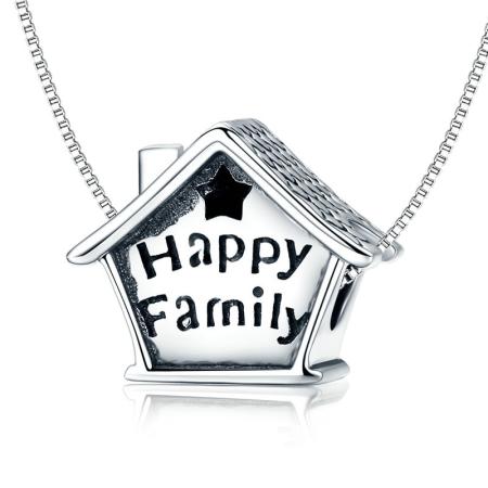 Colier din argint Happy Family